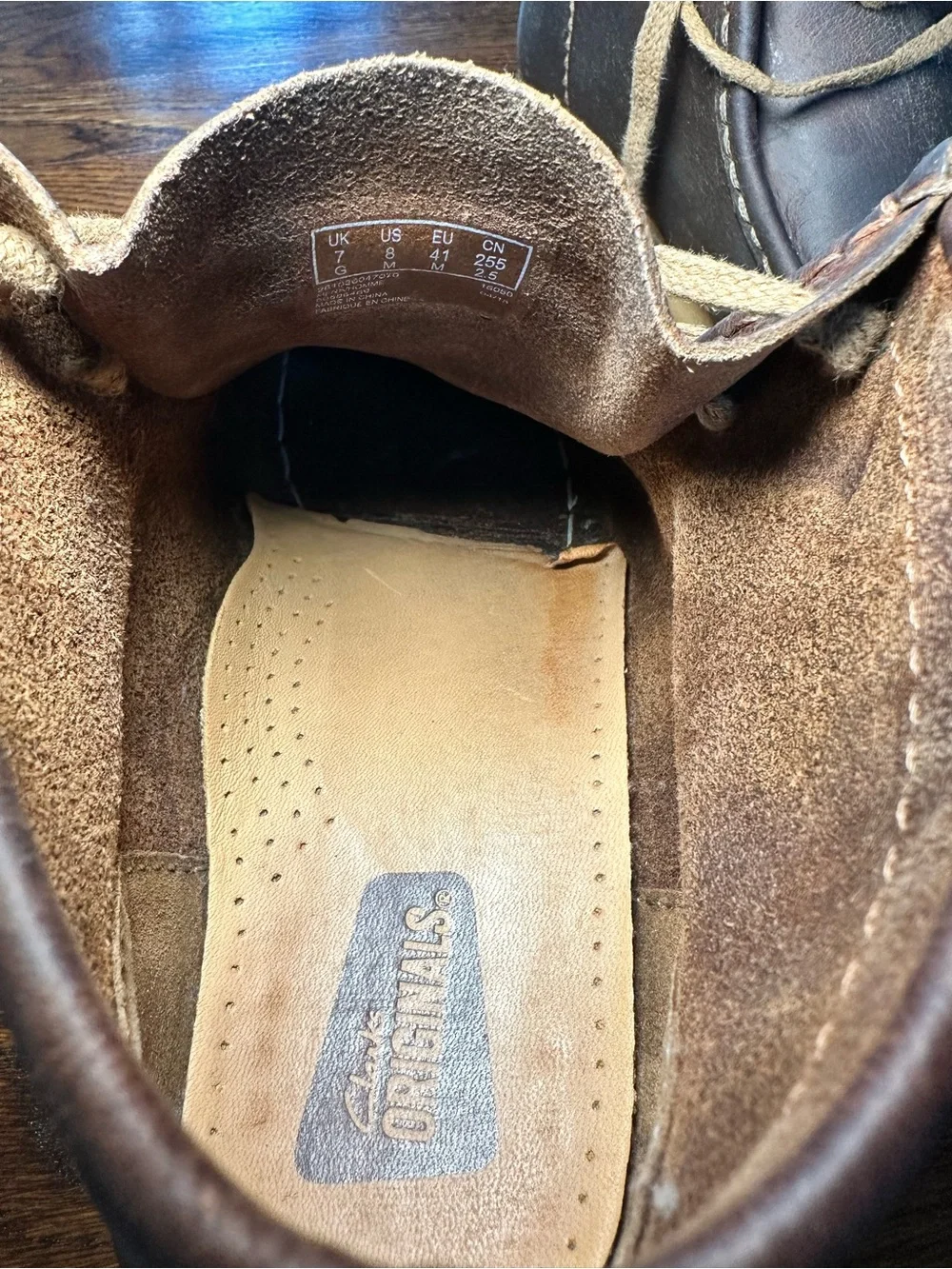 Clarks Dark Brown Leather Chukka Boots